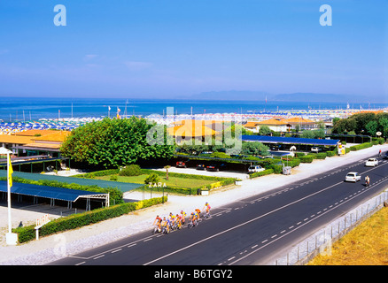 Italie TOSCANE MARINA DI PIETRASANTA Banque D'Images