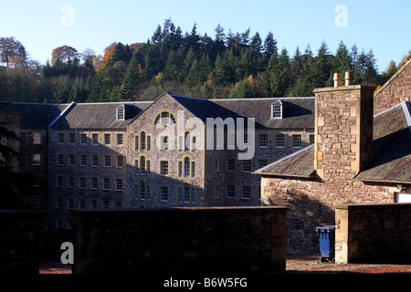 Numéro un New Lanark Mill Banque D'Images