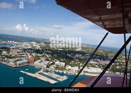 Vue aérienne de Key West en Floride Banque D'Images