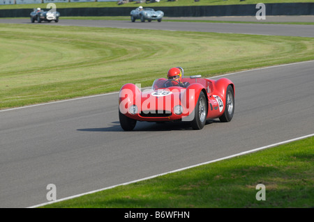 Goodwood Revival meeting septembre 2008 Maserati Tipo 61 Birdcage 2900cc Alan Minshaw Banque D'Images