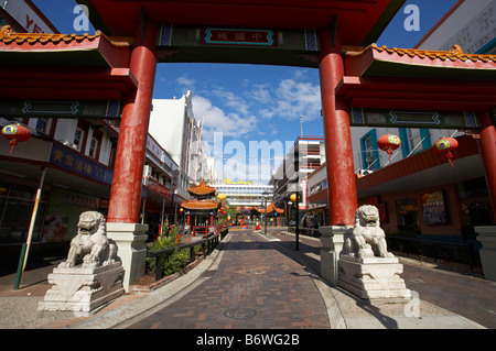 Chinatown Gateway Fortitude Valley Brisbane Queensland Australie Banque D'Images