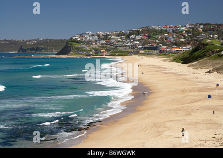 Plage de bar et plage Mereweather Newcastle Australie Nouvelle Galles du Sud Banque D'Images