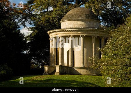 Le Temple de l'Antique vertu à Stowe Landscape Garden, España. Banque D'Images