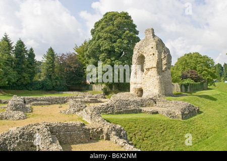 Château Wiltshire Angleterre Ludgershall Banque D'Images