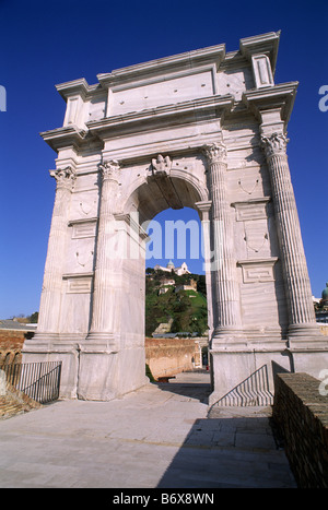 Italie, le Marche, Ancône, arche de Trajan Banque D'Images