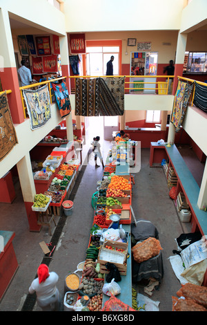 Iles du Cap Vert Boa vista sal rei sections locales à l'intérieur du marché sur la place principale Banque D'Images