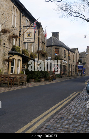 Rue principale de Skipton North Yorkshire Dales Banque D'Images