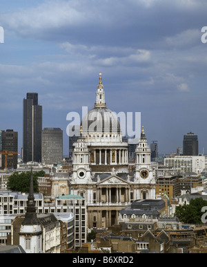St Paul's et London Banque D'Images