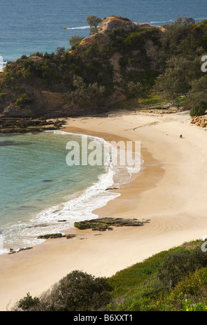 Shelly Beach Nambucca Heads de Captain Cook Lookout New South Wales Australie Banque D'Images