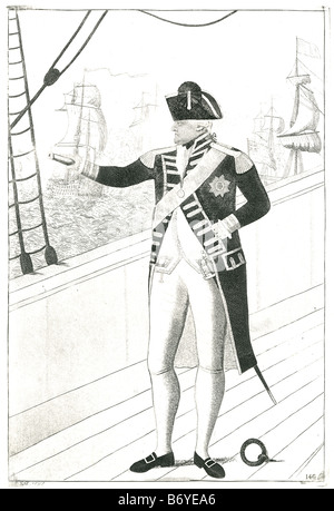 Adam Duncan, 1er vicomte Duncan (1 juillet 1731 - 4 août 1804) était un amiral britannique qui a défait la flotte néerlandaise au large de Camperdown Banque D'Images