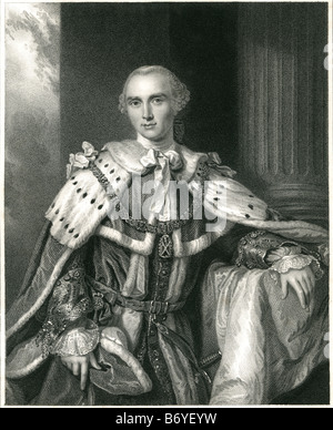John Stuart, 3 comte de Bute, KG, PC 25 mai 1713 - 10 mars 1792 le titre de Lord Mount Stuart avant 1723 était un noble écossais Banque D'Images