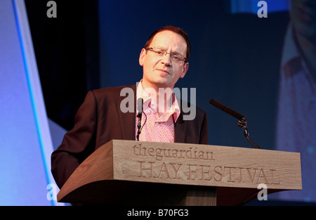 Le professeur de droit Philippe Sands QC photographié à Hay Festival 2008 Hay-on-Wye Powys Pays de Galles UK UE Banque D'Images