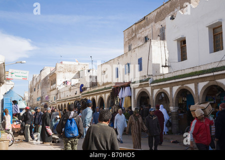Essaouira Maroc Afrique du Nord Souk occupé au 18e siècle ville ancienne médina site du patrimoine mondial de l'ancienne Mogador Banque D'Images
