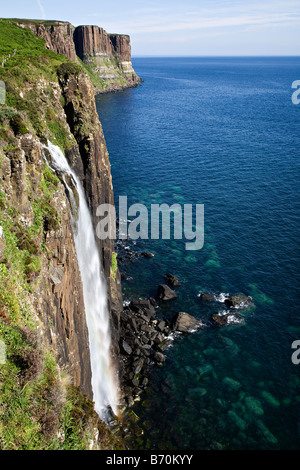 Le Kilt Rock, près de Oban, île de Skye, Écosse Banque D'Images