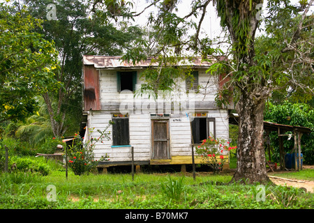 Le Suriname, Paramaribo, ancienne maison de campagne. Banque D'Images