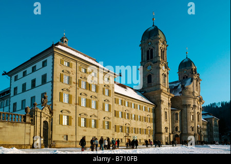 Monastère d'EINSIEDELN SWISS Banque D'Images