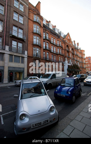 G Wiz voiture électrique centre de Londres Banque D'Images