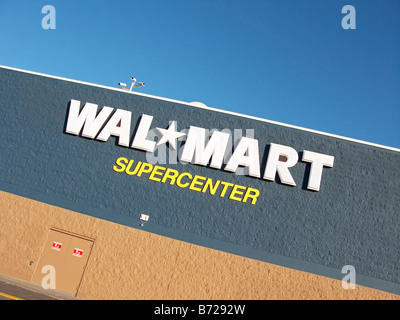 Wal Mart supercenter Banque D'Images