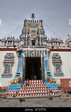 Temple Sri Mariamman dans Little India, Georgetown, Penang, Malaisie Banque D'Images