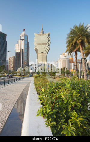 Grand Lisboa Lisboa et Casino, Macau Banque D'Images