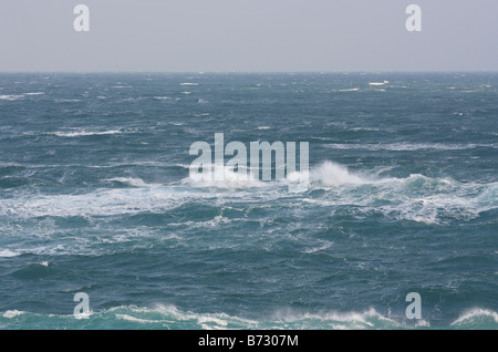 Seascape orageux. Manche. Banque D'Images