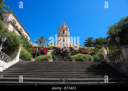 Cathédrale de San Giorgio, Modica, Sicile Banque D'Images