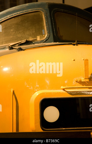 Un moteur diesel locomotive Deltic au National Railway Museum, York Banque D'Images