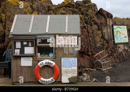 Faire utilisé par le maître de port à St Abbs Banque D'Images