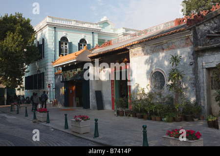 Musée d'histoire et de Taipa et de Coloane Tin Hau Temple, Macao Banque D'Images