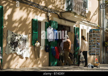 Majorque Valldemossa cadeaux vente de produits d'art et d'artisanat Banque D'Images