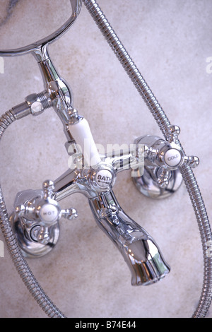 Tuyau d'Onglet d'un bain à remous Banque D'Images