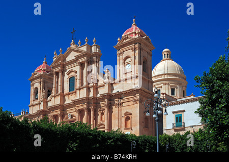 La Cathédrale de Noto, Noto, Sicile Banque D'Images