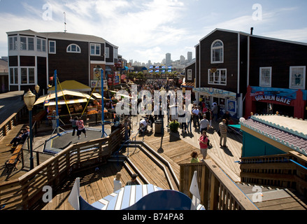 Pier 39, Fisherman's Wharf, San Francisco Banque D'Images