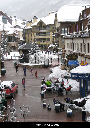 Beavercreek Village de neige près de Vail au Colorado Banque D'Images