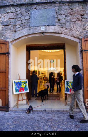 Majorque Valldemossa cadeaux vente de produits d'art et d'artisanat Banque D'Images