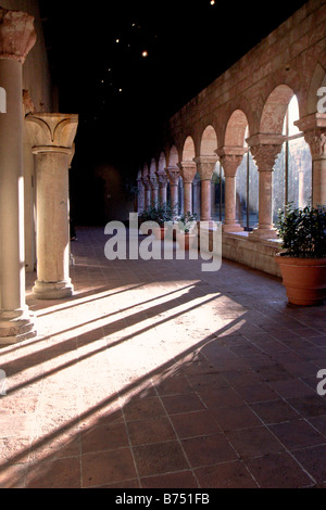 Cuxa Cloître Metropolitan museum fort tyron Park Manhattan New York Banque D'Images