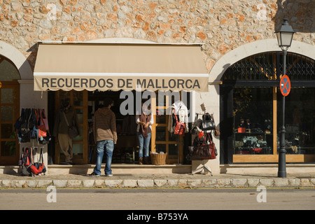 Majorque Valldemossa cadeaux vente de produits d'art et d'artisanat Banque D'Images