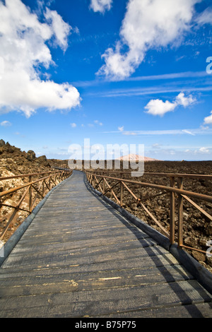 Centro de Visitantes, Timanfaya, Lanzarote, îles Canaries, Espagne Banque D'Images