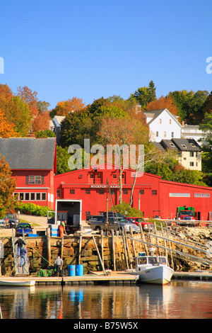 Port, Rockport, Maine, USA Banque D'Images