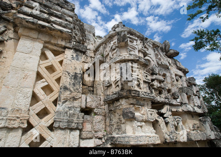 Les ruines Maya au Mexique Hochob Banque D'Images