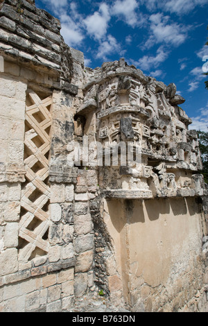 Les ruines Maya au Mexique Hochob Banque D'Images