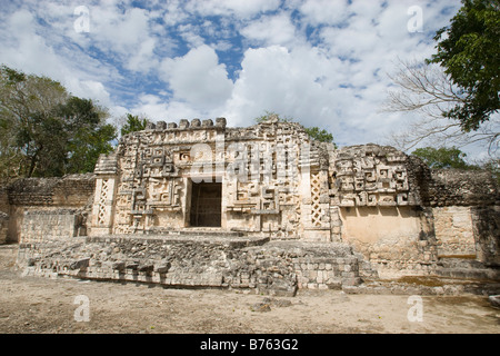 Les ruines Maya au Mexique Hochob Banque D'Images