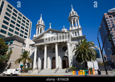 St Josephs Basilique Cathédrale, San Jose, Californie, USA Banque D'Images