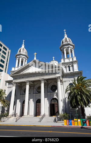 St Josephs Basilique Cathédrale, San Jose, Californie, USA Banque D'Images