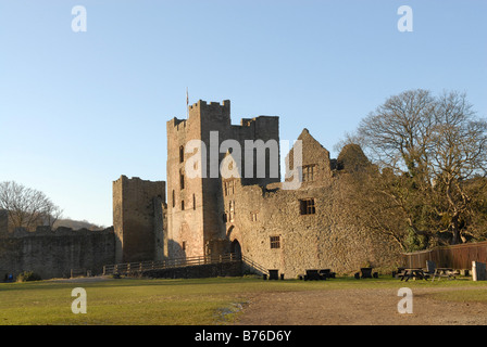 Ludlow Castle dans le Shropshire en Angleterre bhz Banque D'Images