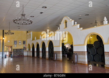 Bodegas Quitapenas Cave vin de Malaga, Andalousie, Espagne Banque D'Images
