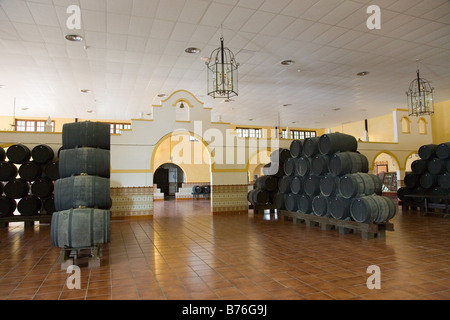 Bodegas Quitapenas Cave vin de Malaga, Andalousie, Espagne Banque D'Images