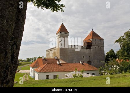 Château épiscopal, Kuressaare, Estonie Saaremaa Island, de l'Europe Banque D'Images