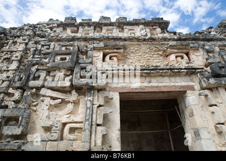 Les ruines Maya au Mexique Hochob Banque D'Images