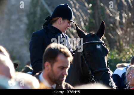 Teh Lacock Avon Vale hunt le lendemain Banque D'Images